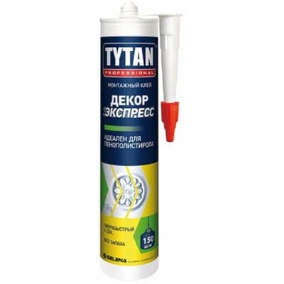 Клей TYTAN монтажный Экспресс Декор белый 310мл 100006458 - фото 12871
