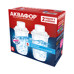 Фильтр АКВАФОР сменный модуль В100-5 (бакт) 2шт - фото 128957