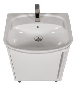 Тумба для ванной комнаты TERRA 55 Ant White Gloss с умывальником - фото 128973