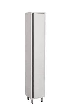 Пенал для ванной комнаты TERRA 30 White Gloss - фото 128985