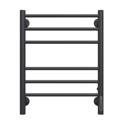 Полотенцесушитель ТЕРМИНУС Аврора П6 450*600 электро ( new встроенный диммер) КС черный матовый - фото 129081