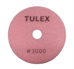 Круг TULEX алмазный гибкий шлифовальный, на велкро основе, мокрое шлифование 100мм,P3000 851021-3000 - фото 129672
