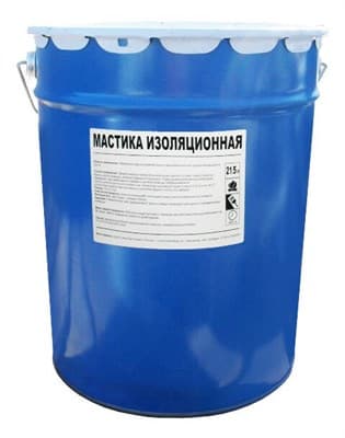 Мастика BITUMAST битумная изоляционная 21,5л (18кг) - фото 13032