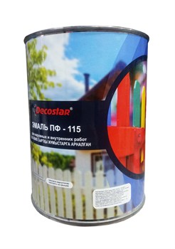 Эмаль DECOSTAR ПФ-115 зеленая 0,8кг - фото 130409