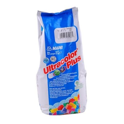 Затирка для швов MAPEI ULTRACOLOR PLUS 150  (2кг) 6015002 - фото 13091