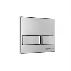 Кнопка BERGES для инсталляции NOVUM L3, хром глянец 40013 - фото 131026