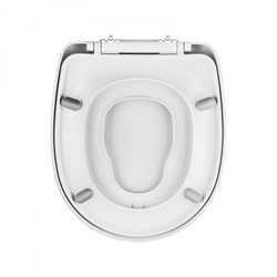 Сиденье BERGES для унитаза Family PSO полипропилен, микролифт, быстросъём, пропилен 025903 - фото 131070