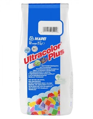 Затирка для швов MAPEI ULTRACOLOR PLUS 142" (2кг) 6014202 - фото 13119