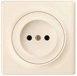 Розетка ONEKEYELECTRO Florence без заземления, винтовые контакты, бежевый 1E10301301 - фото 131568