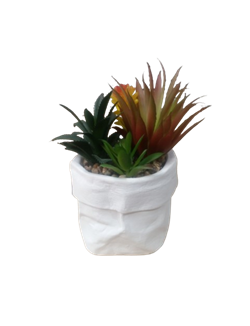 Цветок искусственный в горшке 11х10х20см, в ассортименте HZ1953000 - фото 131647