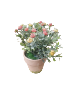 Цветок искусственный в горшке 7х7х15см, в ассортименте PL4002320 - фото 131696