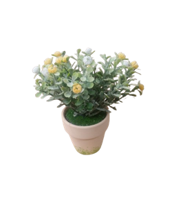 Цветок искусственный в горшке 7х7х15см, в ассортименте PL4002320 - фото 131697