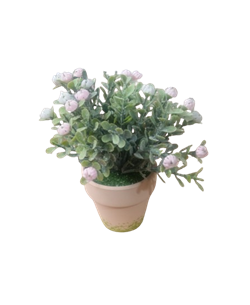 Цветок искусственный в горшке 7х7х15см, в ассортименте PL4002320 - фото 131698