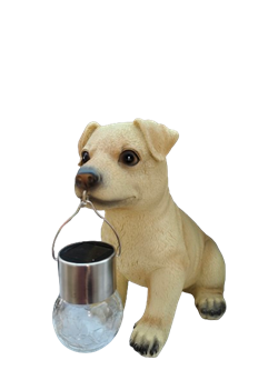 Светильник садовый СОБАКА LED 21,5х21,5х24,5см,аккум.батарея,подзар.от солн.свет в ассорт. 795201190 - фото 131739