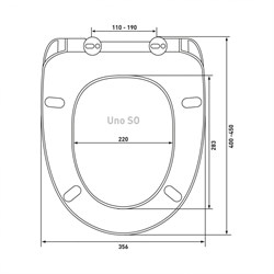 Сиденье BERGES Uno SO дюропласт, микролифт, быстросьем, металл 010103 - фото 131762