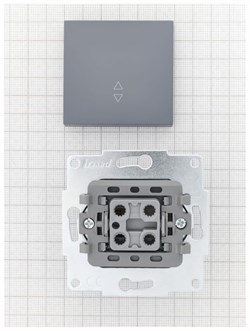 Выключатель LEZARD VESNA проходной графит (механизм) 742-3488-105 - фото 132015