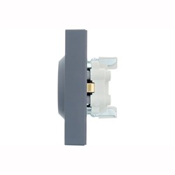 Розетка LEZARD VESNA двойная с/з бакалит графит 742-3400-127B - фото 132197