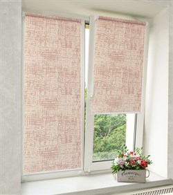 Штора рул. DELFA СРШ-01МП-3493 72(68)/170 Лондон розовый РБ - фото 132396