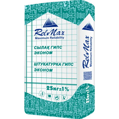 Штукатурка RELMAX гипс эконом 25 кг - фото 13253