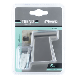 Крючок FIXSEN TREND GRAPHITE одинарный FX-98005 - фото 132609