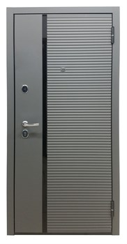 Блок дверной стальной ДС 60, МДФ/МДФ1, графит (№188)/белый ясень (№270), правый 970*2050 - фото 133003