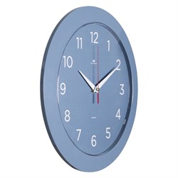 Часы настенные РУБИН Классика круг d=31см, корпус синий 3125-009 - фото 133028
