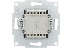 Выключатель LEZARD VESNA проходной двойной графит (механизм) 742-3488-106 - фото 134207