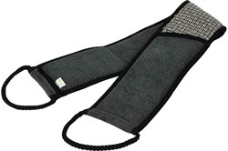 Мочалка БАННЫЕ ШТУЧКИ Мозаика лента 10х68 см с ручками для бани и сауны 41469 - фото 134336