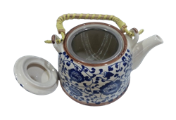 Чайник заварочный ОЛИМПИК фарфор, с нержавеющим ситом для заварки L16,5*H9/16см, ассор.рисунков 7618 - фото 134889