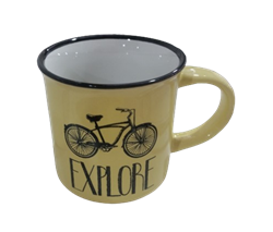 Кружка 7,8*7,3см каменная керамика, ассортимент рисунков 232211 - фото 134926