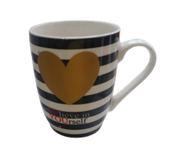 Кружка ОЛИМПИК фарфоровая, ассортимент рисунков 8,3*10,3см 210715 - фото 134952