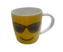Кружка 8,6*9см фарфор, Смайлик 232485 - фото 134972