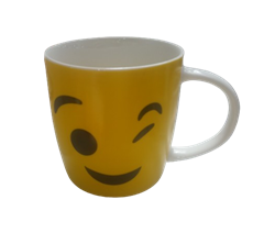 Кружка 8,6*9см фарфор, Смайлик 232485 - фото 134973