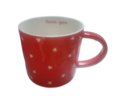 Кружка 9,8*9,8см фарфор, ассортимент цветов 400мл 231910 - фото 134975