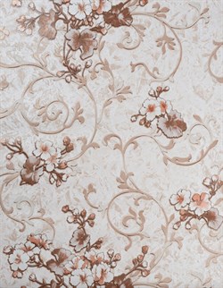 Обои ЛАНИТА ВКС Саманта декор (капучино) ВКС1-1333 0,53*10,05м (1упак-16рул) - фото 135936