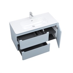 Тумба IDDIS Edifice подвесная, для ванной комнаты 100см голубой EDI10B0i95K - фото 136591