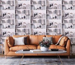 Обои EURO DECOR Decor декор 6059-17 виниловые 1,06*10,05м (1упак-6рул) - фото 137184