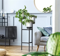 Стойка BLOOMIE STAND под цветы из 3-х горшков,белая высокая IKD3H-S449 - фото 137227