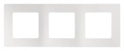 Рамка LEGRAND NILOE 3-пост. белая 397870 - фото 137309