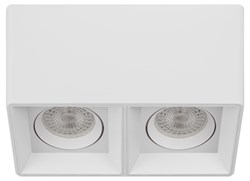 Спот накладной ЭРА OL24-2 WH MR16/GU5.3 8881 поворотный механизм, белый Б0054382 - фото 138130