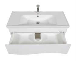 Тумба для ванной комнаты АЛЬФА 100 с умывальником - фото 138309