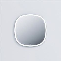 Зеркало AM.PM универсальное с контурной LED-подсветкой, ИК- сенсором, квадрат 55см M8FMOX0551WGS - фото 138460