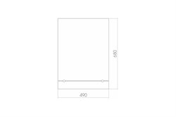 Зеркало Эконом Модерн-люкс 490х680 - фото 138570