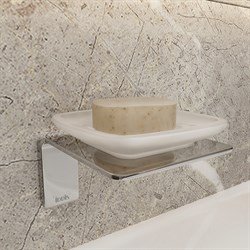 Мыльница IDDIS Slide матовое стекло, хром SLISCG0i42 - фото 138793