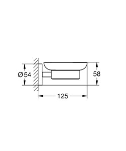 Мыльница GROHE Start с держателем 41193DC0 - фото 138795