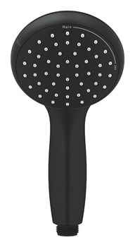 Ручной душ GROHE Vitalio Start 100 2 режима струи, черный матовый 279462430 - фото 138886