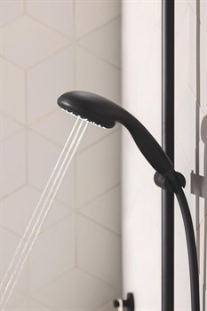 Ручной душ GROHE Vitalio Start 100 2 режима струи, черный матовый 279462430 - фото 138888