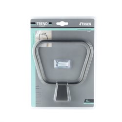 Полотенцедержатель FIXSEN TREND GRAPHITE кольцо FX-98011 - фото 138902