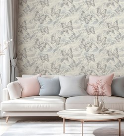 Обои EURO DECOR Сияй декор 7270-00 виниловые 1,06*10,05м (1упак-6рул) - фото 139508