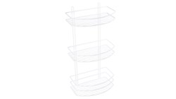 Полка FIXSEN овальная трехэтажная белая FX-720W-3 - фото 139782